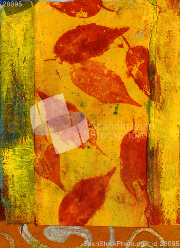 Image of Red leaves