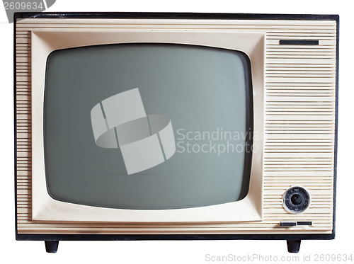 Image of Old Russian TV set