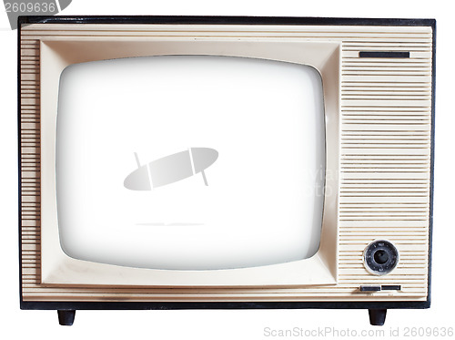 Image of Old Russian TV set