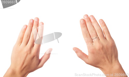 Image of Two human hands