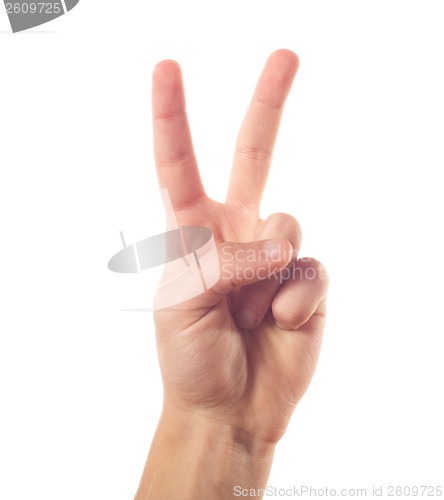 Image of Victory human hand