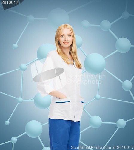 Image of smiling female doctor