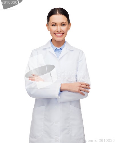 Image of smiling female doctor