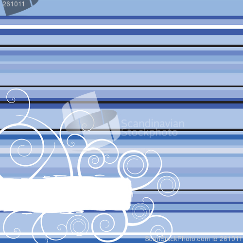 Image of winter stripe blue
