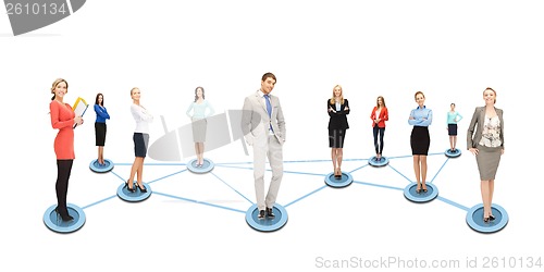 Image of social or business network