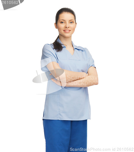 Image of smiling female doctor