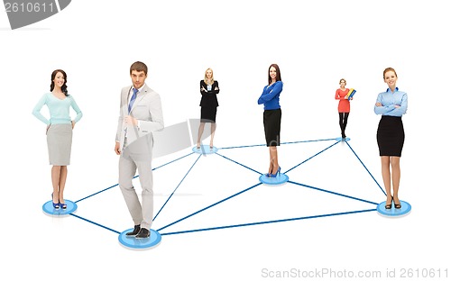 Image of social or business network