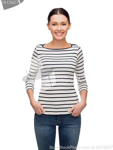 Image of smiling girl in casual clother