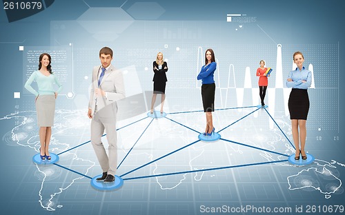 Image of social or business network