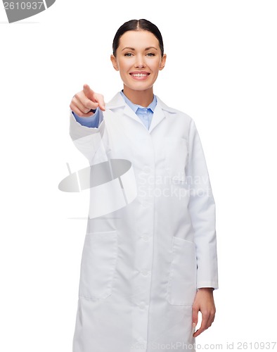 Image of smiling female doctor