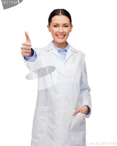 Image of smiling female doctor