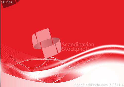 Image of red abstract lines background