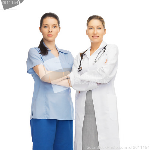 Image of two doctors in uniform