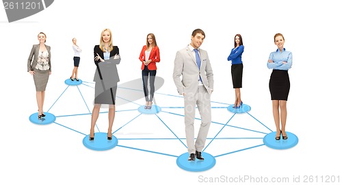 Image of social or business network