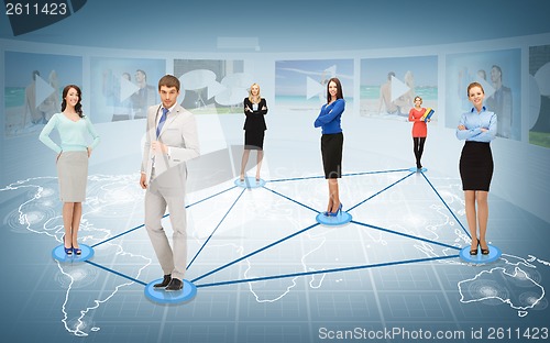 Image of social or business network