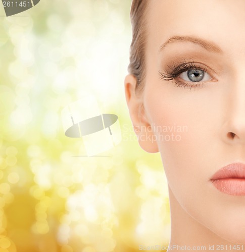 Image of face of beautiful woman