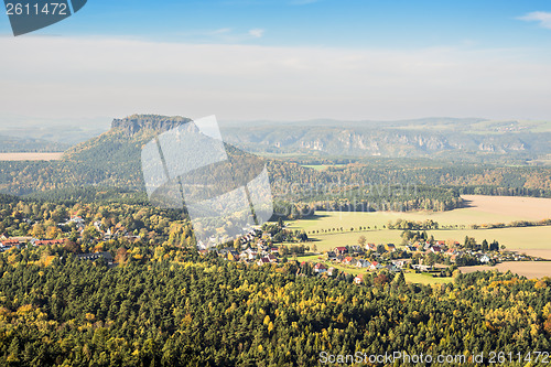 Image of Saxon Switzerland with Lilienstein