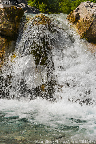 Image of waterfall in alps