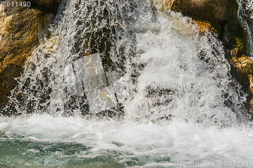 Image of waterfall in alps