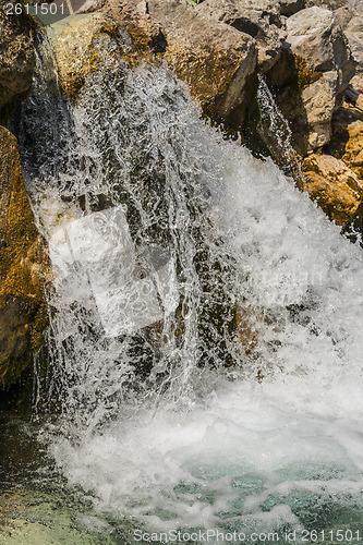 Image of waterfall in alps