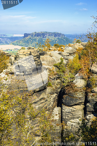 Image of Saxon Switzerland with Lilienstein