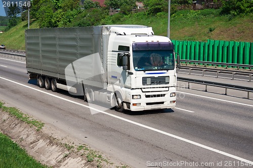 Image of Truck on highway