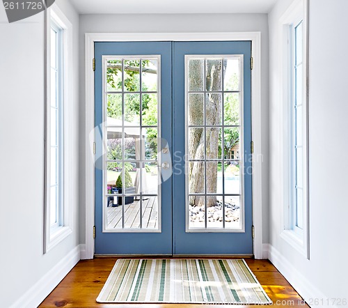 Image of French patio glass door