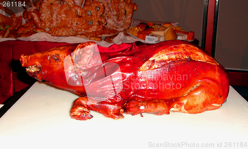 Image of steamed pig in galley