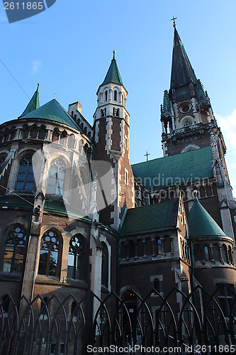 Image of temple of st. Olga and Elusabeth in Lvov city