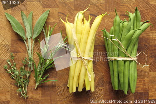 Image of Beans and herbs