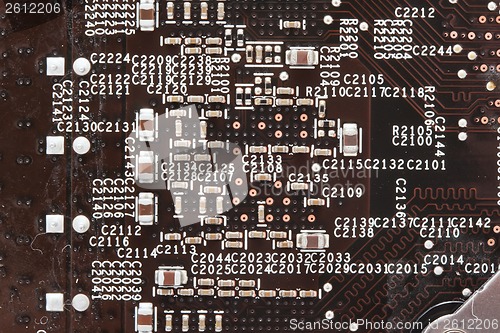 Image of Electronic circuit board