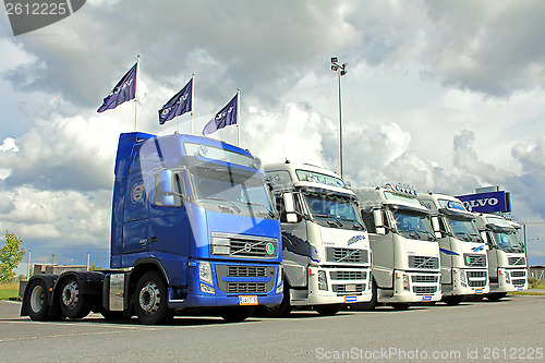 Image of Five Volvo Truck Tractors