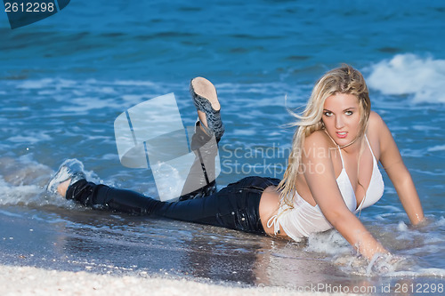 Image of Alluring young woman