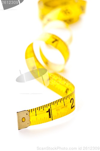 Image of yellow measuring tape