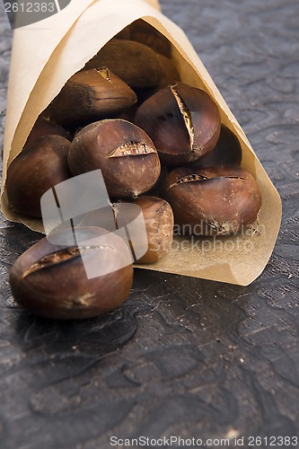 Image of Delicious roasted chestnuts