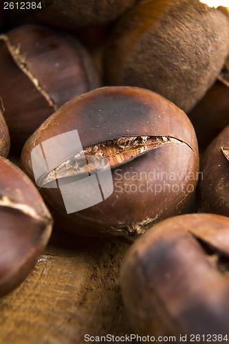 Image of Delicious roasted chestnuts