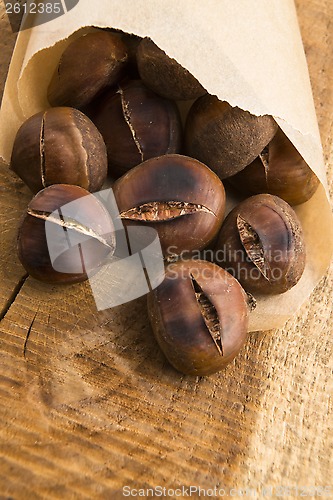 Image of Delicious roasted chestnuts