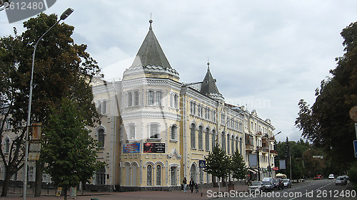 Image of Architectural ensemble of nice building