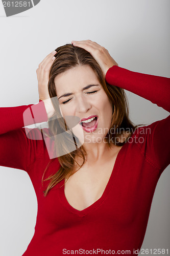 Image of Woman with a headache