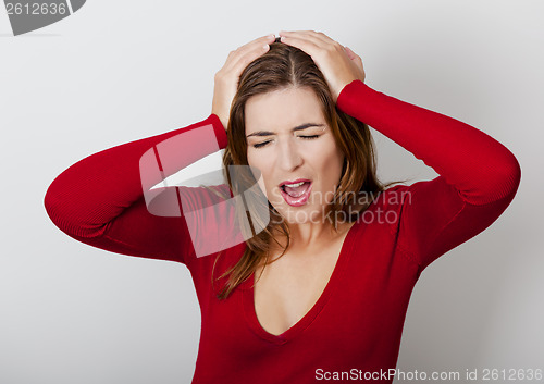 Image of Woman with a headache