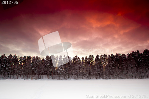 Image of Sunset on the lake