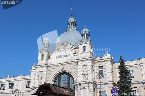 Image of Beautiful architecture of the building in Lvov