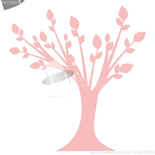 Image of art tree silhouette 