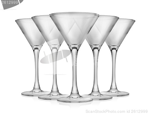 Image of Empty martini glass