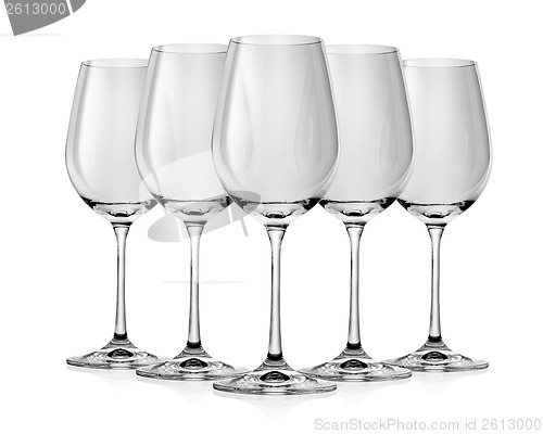 Image of Empty wine glass