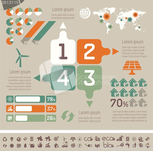 Image of Ecology Infographic Template.