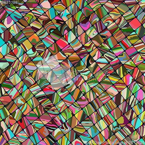 Image of Small tiles texture in different color. EPS 10
