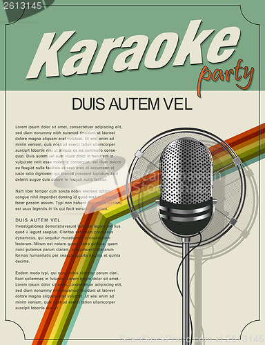 Image of Karaoke poster