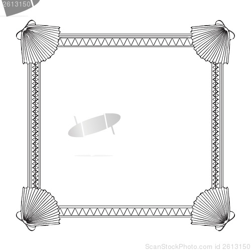 Image of Sea shell frame