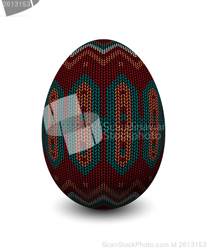 Image of A knitted egg
